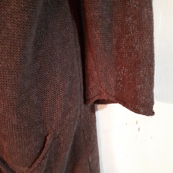 Coldwater Creek One Button Open Front Cardigan M - Picture 5 of 8